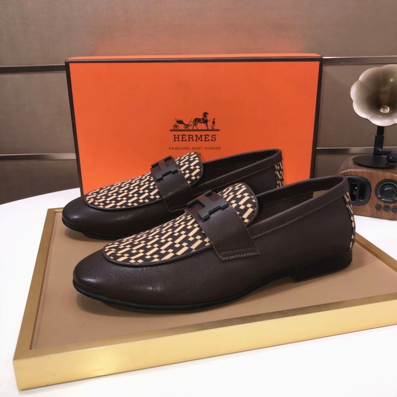 H**mes leather shoes